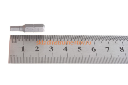 Вставка бита торцевая 1/4", HEX, 4 мм, L = 25 мм KING TONY 102504H