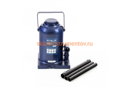 Гидравлический бутылочный домкрат 32 т, h подъема 260–420 мм STELS 51170