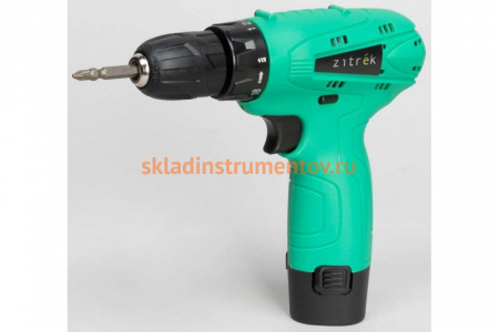 Аккумуляторная дрель Zitrek Green 12 063-4071