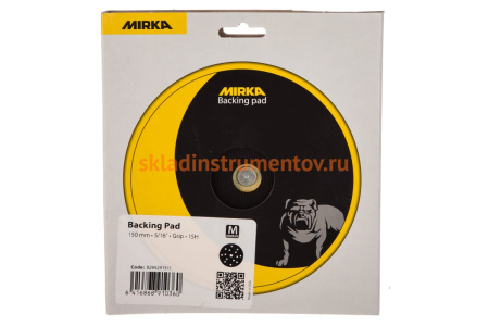 Подошва шлифовальная (150 мм; 15 отв.) MIRKA 8295291511