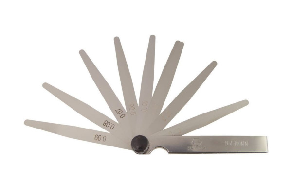 Набор щупов SDW TOOLS №1 0.02 - 0.1мм, 9 пластин, 100мм pg01100