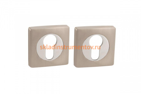 Накладка под цилиндр AJAX ET JK SN/CP-3 матовый никель/хром 41389