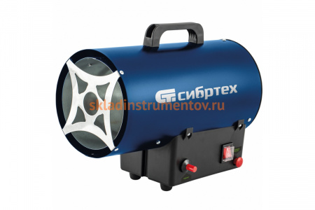 Газовая тепловая пушка СИБРТЕХ СТГ-15, 15 кВт, 500 м3/ч, пропан-бутан 96452