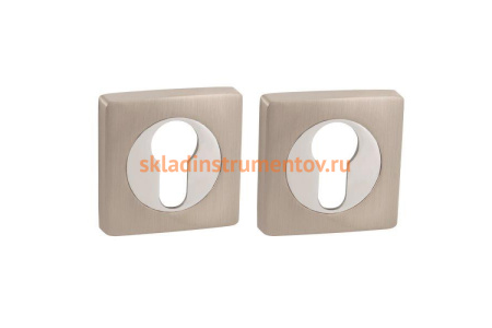 Накладка под цилиндр AJAX ET JK SN/CP-3 матовый никель/хром 41389