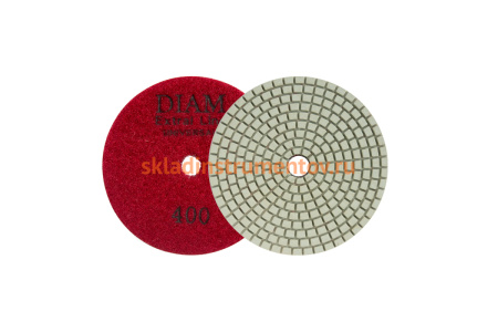 Круг алмазный гибкий шлифовальный Extra Line Universal №400 (100х2.5 мм; сухая/мокрая) DIAM 000675