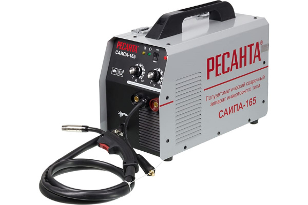 Полуавтоматический инверторный сварочный аппарат Ресанта САИПА 165 Полуавтоматический инверторный сварочный аппарат Ресанта САИПА 165