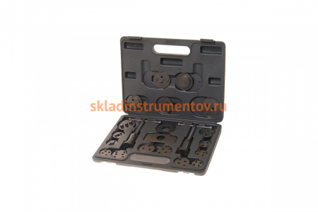 Набор инструмента для сведения тормозных цилиндров, 21 предмет ЭВРИКА ER-88110