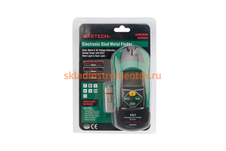 Детектор металла и скрытой проводки цифровой Mastech MS6906 61910
