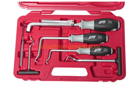 Набор приспособлений для демонтажа сальников, колец и шлангов (6 предметов, кейс) JTC 4062