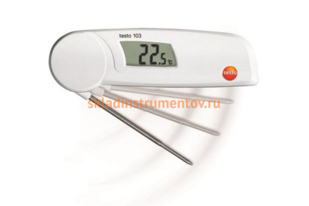 Термометр с убирающимся зондом Testo 103 0560 0103П (c поверкой)