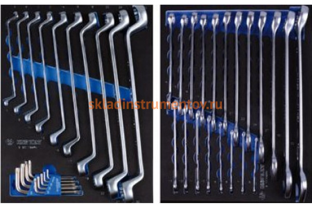 Набор инструментов в красной тележке, 286 предметов KING TONY 934A-010MRV