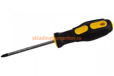 Отвертка, двухкомпонентная рукоятка, магнитный наконечник PH2x100мм Stayer 2510-2-10_z02