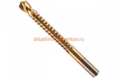 Сверло фрезеровальное универсальное (8х100 мм) ПРАКТИКА 774-443