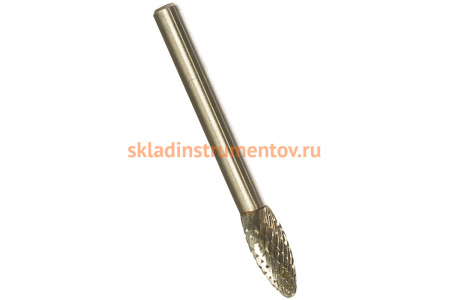 Бор-фреза форма Н язык пламени (8x19 мм; хвостовик 6 мм) D.BOR 9F-17080K02D