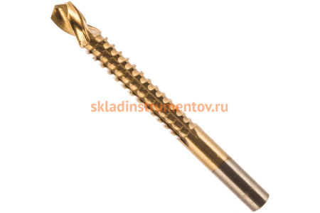Сверло фрезеровальное универсальное (8х100 мм) ПРАКТИКА 774-443