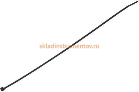 Универсальный пластиковый хомут ЭВРИКА черный 4.0x300мм ER-14301