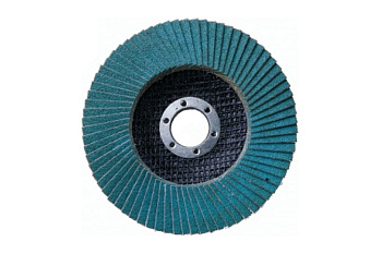 Круг лепестковый торцевой синий (125х22,2 мм; Р100) АТАКА 993420