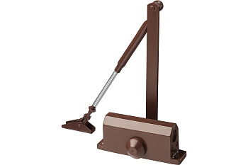 Дверной доводчик для дверей массой до 40 кг STAYER цвет коричневый 37917-50