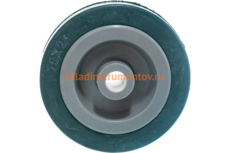 Колесо (75 мм; г/п 50 кг; резина/полипропилен) ЗУБР 30956-75