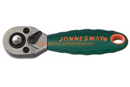 Рукоятка трещоточная укороченная 1/4д.DR, 36 зубцов, 100 мм Jonnesway R2902B