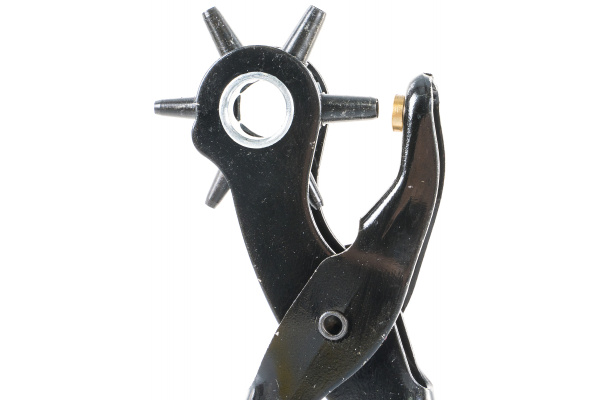 Револьверный дырокол STAYER Standard 6 в 1 для кожи 2-4.5 мм 22940_z01