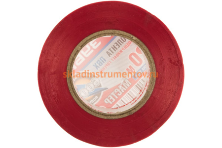 Изолента "МАСТЕР" красная ПВХ (19 мм; 20 м) ЗУБР 1234-3_z01