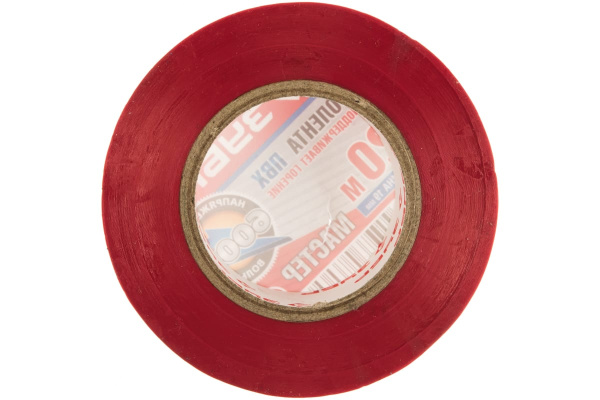 Изолента "МАСТЕР" красная ПВХ (19 мм; 20 м) ЗУБР 1234-3_z01