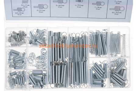 Набор пружин СИБРТЕХ 200 предметов 47602