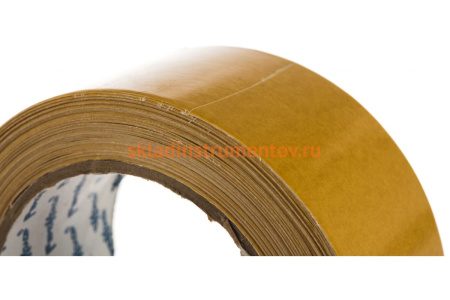 Клейкая двухсторонняя лента РемоКолор основа полипропилен, 48 мм х 25 м, 105 мкм 49-4-525