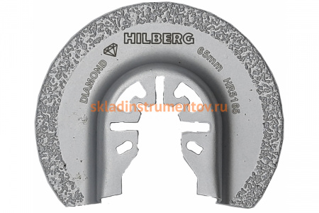 Полотно алмазное отрезное по керамике и камню Radial Vc-M 65 мм Hilberg HR5165