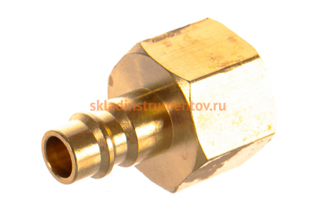 Штуцер для быстроразъема 1/2"F в пластиковом держателе ROCKFORCE RF-SE2-4PF