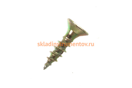 Универсальные шурупы для дерева, ДСП, ДВП Зубр желтопассивированные, PZ, 3,0x12мм, ТФ1, 2400 штук 4-300391-30-012