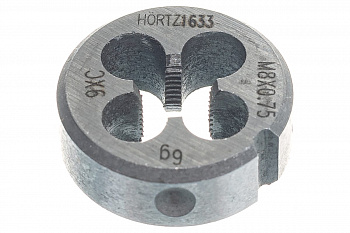 Плашка М 8 х0.75 9ХС HORTZ 203999