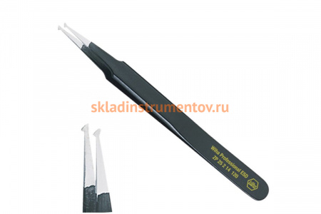 Пинцет SMD Professional ESD 13 120 мм Wiha 32340