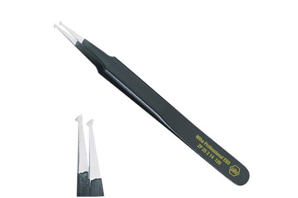 Пинцет SMD Professional ESD 13 120 мм Wiha 32340