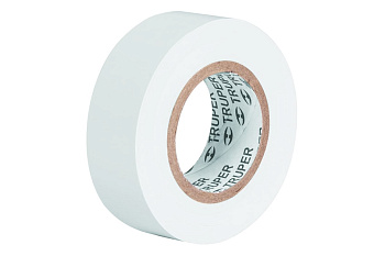 Изолента Truper акрил, 18 м, ширина 19 мм, белая M-33B 12506