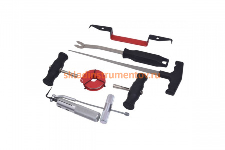 Набор инструментов для демонтажа автомобильных стекол 7 предметов ROCKFORCE RF-907M1