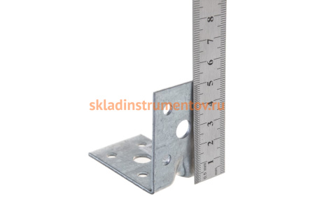 Крепежный угол Зубр МАСТЕР усиленный 35х50х50мм, 1шт 310116-35-050