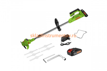 Аккумуляторный садовый триммер Zitrek DEKO DKTR21, 2х2.0 Ач 063-4239