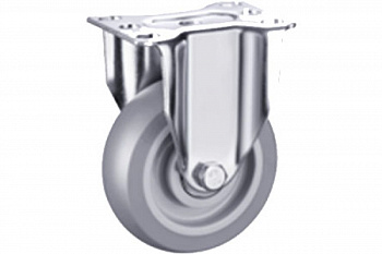 Колесо аппаратное фиксированное из термопластичной резины 340100F (100 мм; 130 кг) А5 1005812