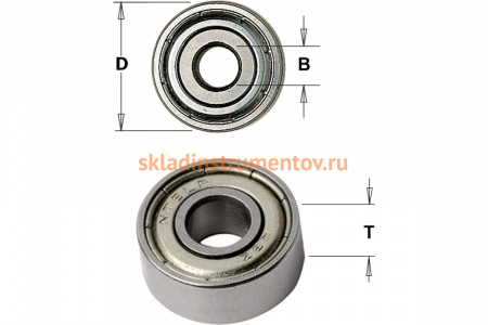 Подшипник (13х5x4 мм) CMT 791.022.00