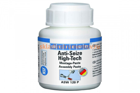 Монтажная паста, антикоррозионное средство, не содержащее металла WEICON Anti-Seize High-Tech 120 г wcn26100012