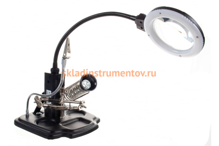 Штатив с лупой и подсветкой ProsKit SN-396 00355327 Штатив с лупой и подсветкой ProsKit SN-396 00355327