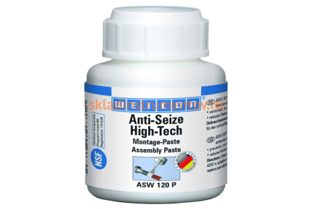 Монтажная паста, антикоррозионное средство, не содержащее металла WEICON Anti-Seize High-Tech 120 г wcn26100012