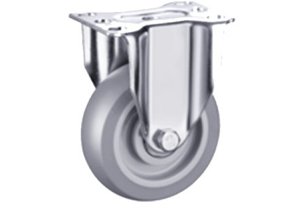 Колесо аппаратное фиксированное из термопластичной резины 340100F (100 мм; 130 кг) А5 1005812