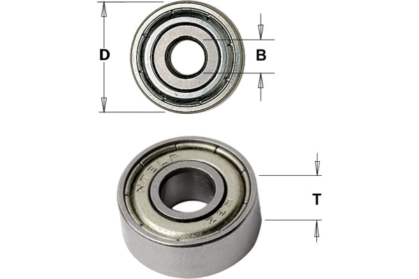 Подшипник (13х5x4 мм) CMT 791.022.00