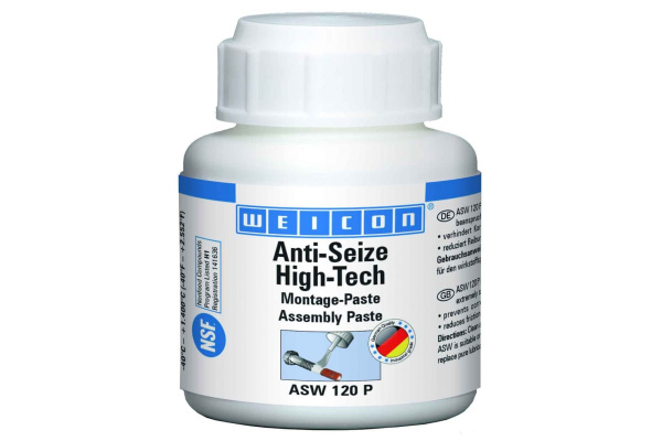 Монтажная паста, антикоррозионное средство, не содержащее металла WEICON Anti-Seize High-Tech 120 г wcn26100012