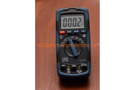 Цифровый мультиметр СЕМ DT-916 481394