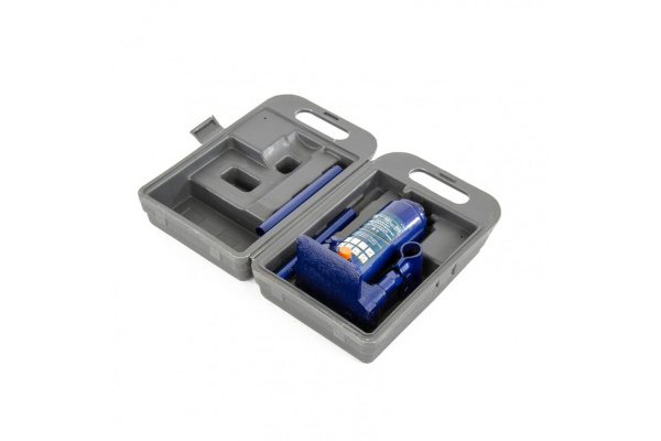 Гидравлический бутылочный домкрат 3 т, h подъема 178–343 мм, в пластиковом кейсе STELS 51125