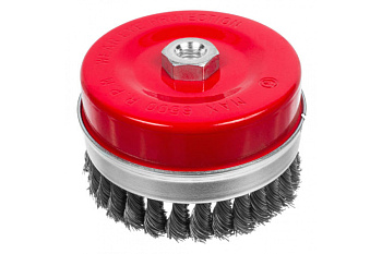 Щетка-крацовка усиленная скрученная проволока 125 мм РемоКолор 45-2-212